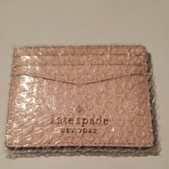 Kate Spade Blush Card Holder New - Picture 1 of 2